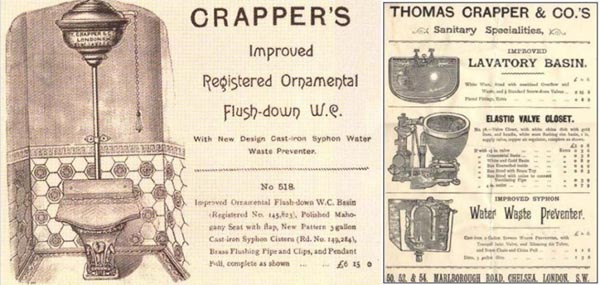 Thomas Crapper toilet